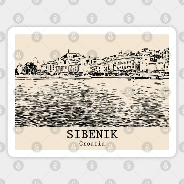 Šibenik - Croatia Magnet by Lakeric
